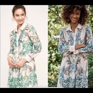 🤍💚Brand new-Anthropology-shirt dress